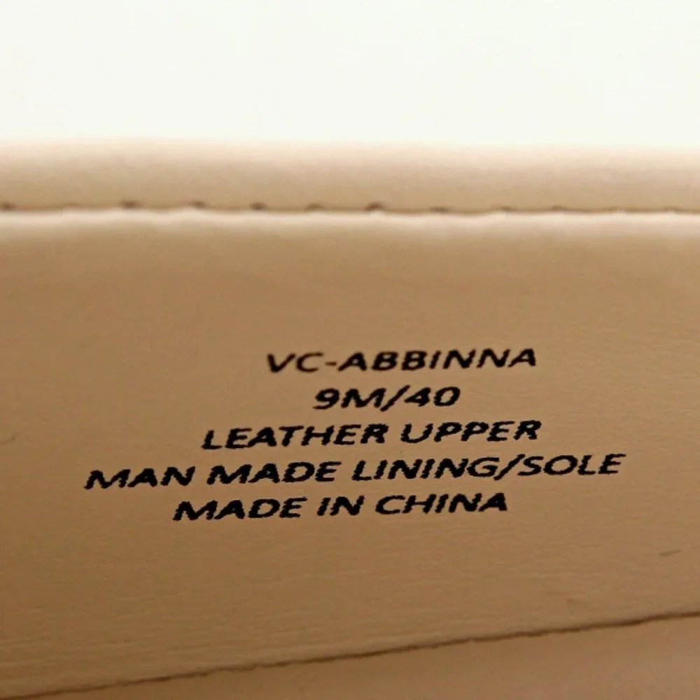Vince Camuto Abbinna Leather‎ Platform Slip Ons